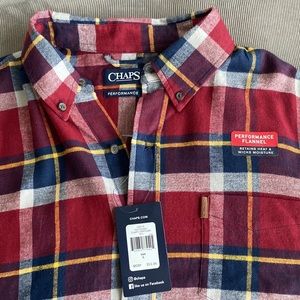 New Mens chaps Flannel plaid Large vintage 90s  vintage grunge